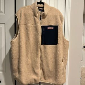 Men’s Martha’s vineyard, vineyard vines men’s fleece vest by shep and Ian